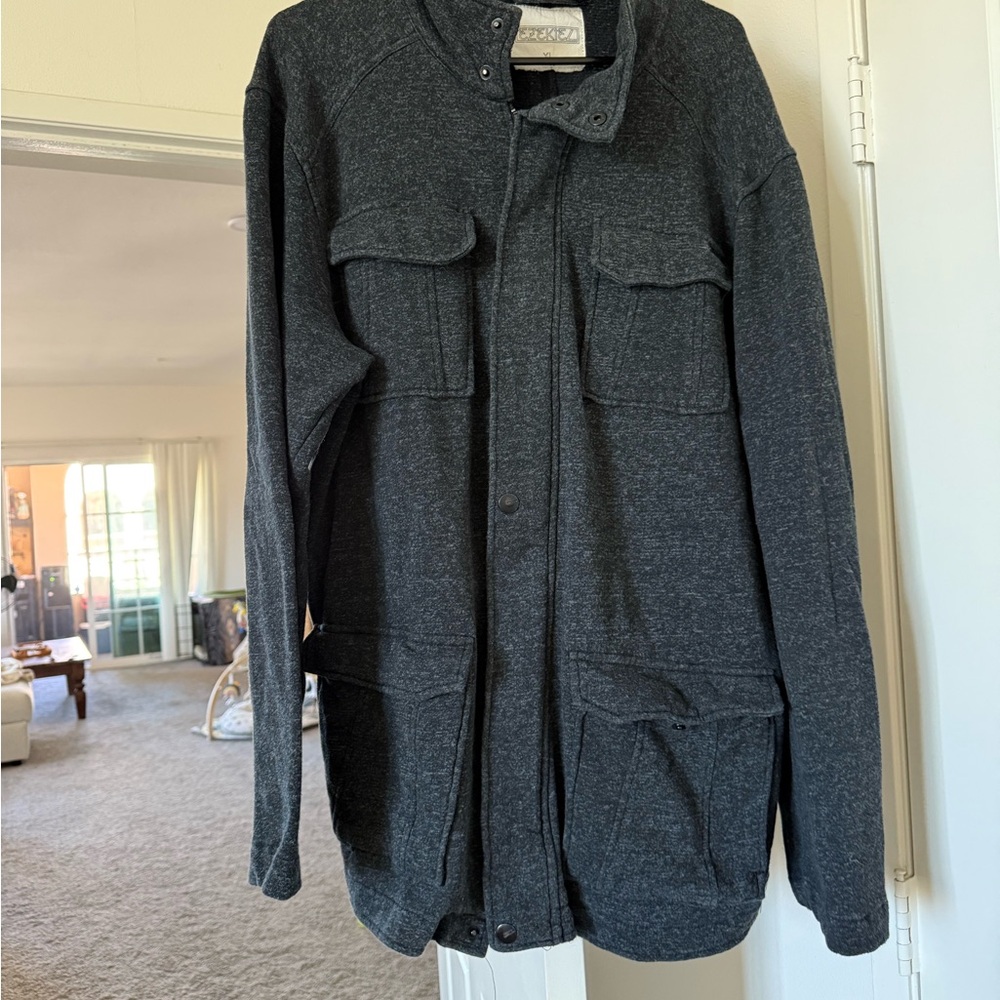 Ezekiel Dark Gray Lightweight Jacket